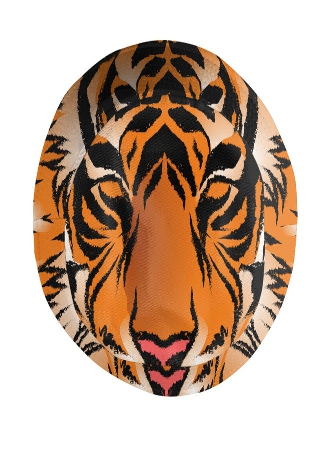 AIMASTZ Bengal Tiger Bucket Hat Outdoor Summer Beach Sun Hat Packable Fisherman Cap for Men and Women - Image 4